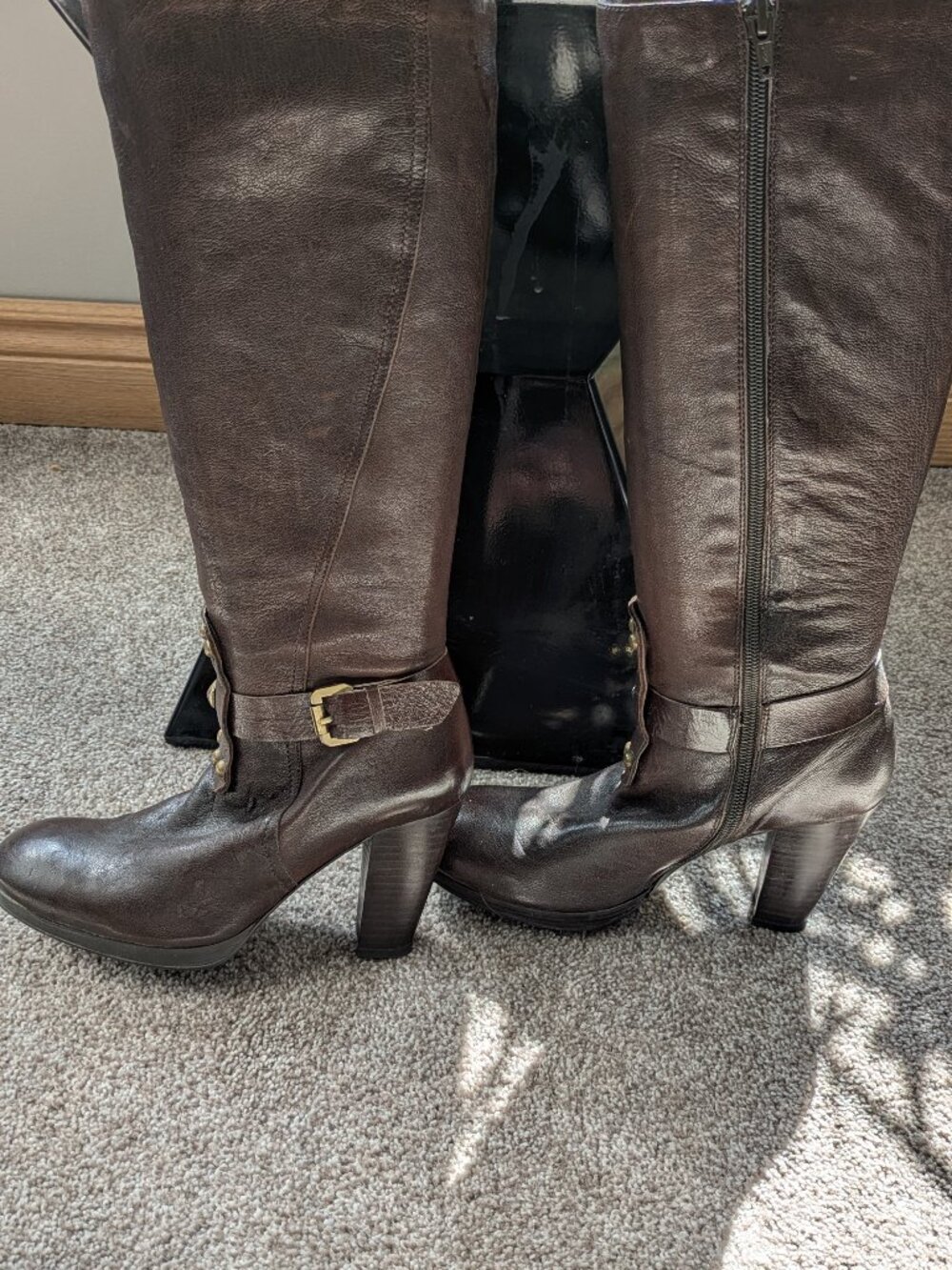 Italian leather boots